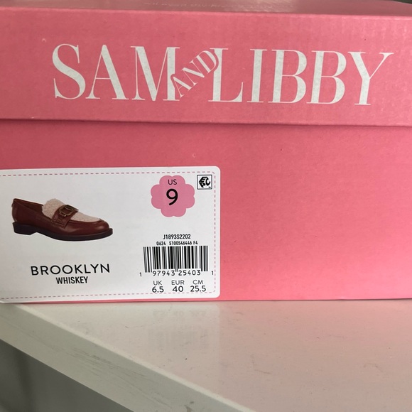 NWT Sam & Libby Brooklyn Aged Whiskey Loafers - Picture 6 of 6